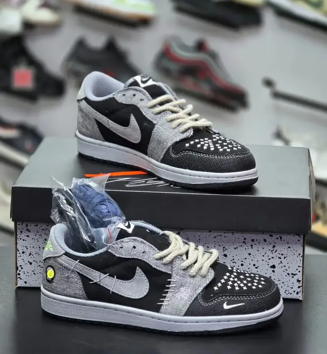 Nike Air Jordan 1 Low Black Grey