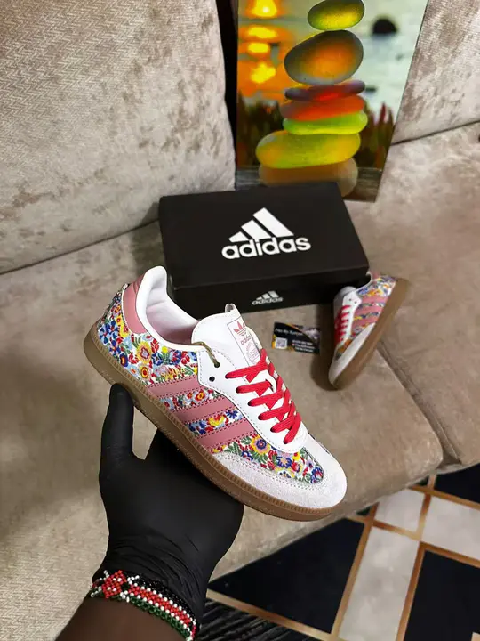Adidas Samba Floral Pink Sneakers