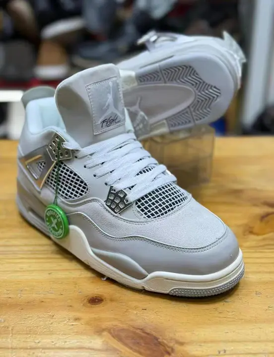 Jordan 4 Retro Grey Sneakers